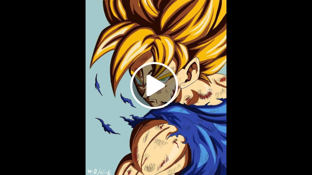 تلوين غوكو سوبر سايان 1 من رسومات القناة Goku Coloring Super Saiyan 1 from channel drawings