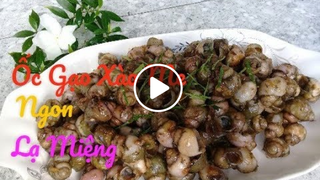 Cách làm ỐC GẠO XÀO ME ngon tuyệt / Ẩm Thực Miền Tây