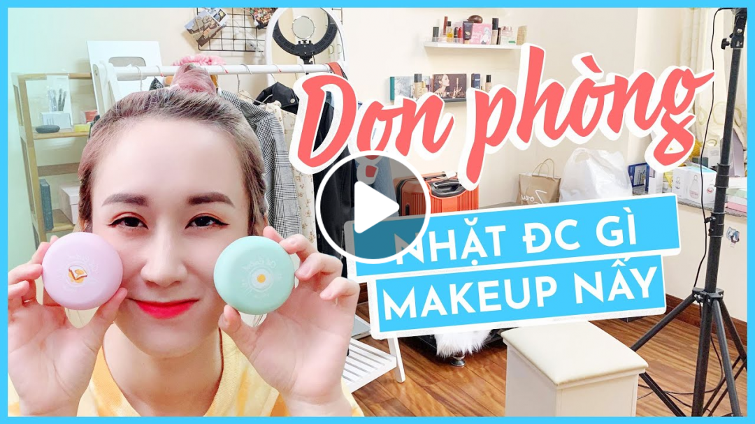 DỌN PHÒNG NHẶT ĐƯỢC GÌ MAKEUP NẤY | RANDOM PICK MAKEUP | HƯƠNG WITCH